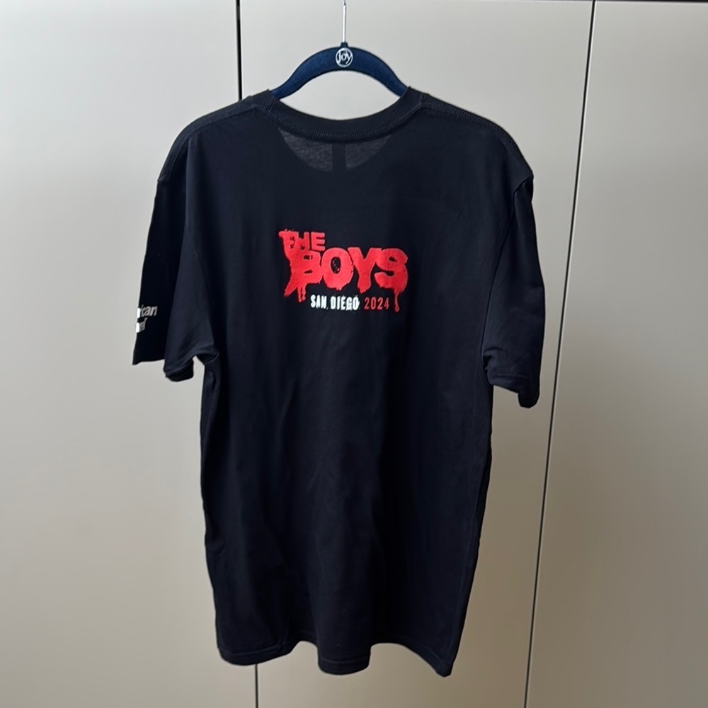 COLLECTOR THE BOYS COMIC CON San Diego 2024 Black T-Shirt NWOT American Apparel - Picture 3 of 8